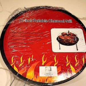12" portable charcoal grill
